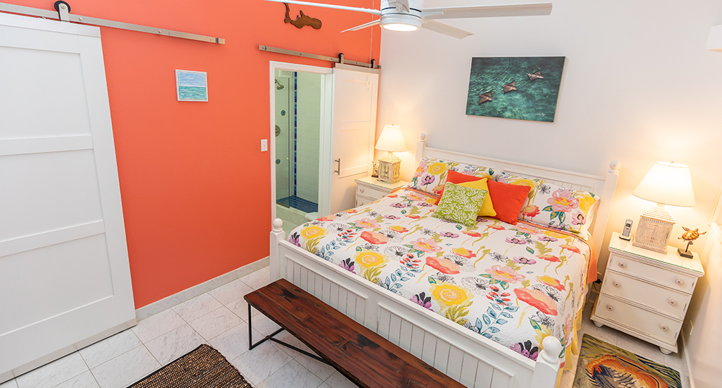 Grand Cayman Beach Villas- villa 30 master bedroom