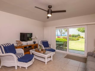 Living Room in VOG unit 54, Grand Cayman Condo Rental