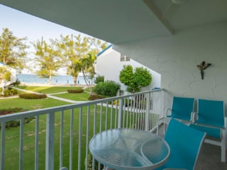 Patio in VOG unit 62, Grand Cayman Condo Rental