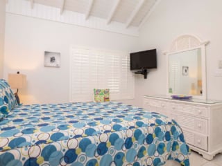 Bedroom in VOG unit 50, Seven Mile Beach Condo Rental