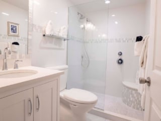 Bathroom in VOG unit 50, Seven Mile Beach Vacation Rental