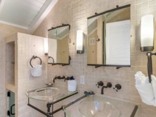 Bathroom in VOG unit 15, Seven Mile Beach Condo Rental