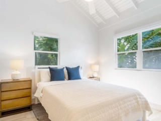Bedroom in VOG unit 19, Seven Mile Beach Condo Rental