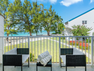 Patio in VOG unit 19, Grand Cayman Condo Rental