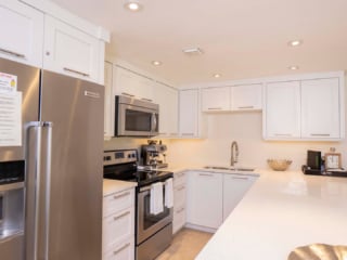 Kitchen in VOG unit 54, Grand Cayman Condo Rental