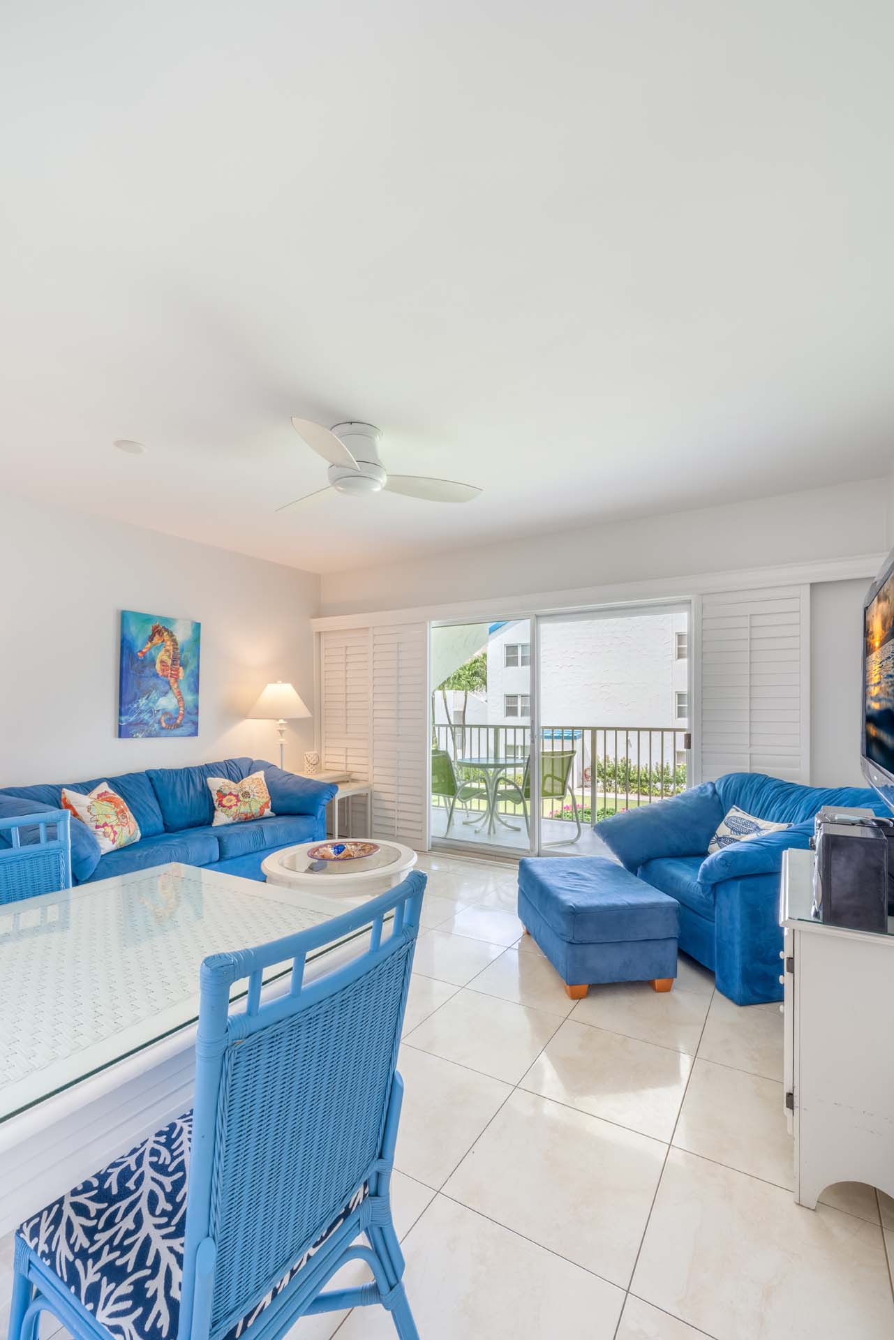 Dining Area in VOG unit 7, Grand Cayman Condo Rental