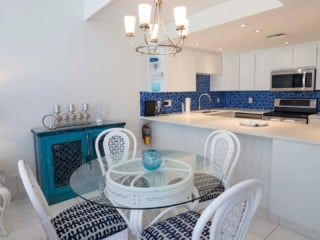 Dining Area in VOG unit 50, Grand Cayman Condo Rental