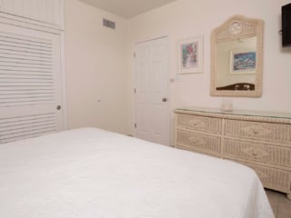 Bedroom in VOG unit 62, Seven Mile Beach Condo Rental