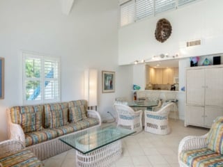 Living Room in VOG unit 15, Seven Mile Beach Vacation Rental