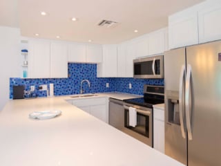 Kitchen in VOG unit 50, Grand Cayman Condo Rental