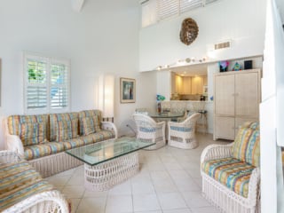 Living Room in VOG unit 15, Grand Cayman Condo Rental